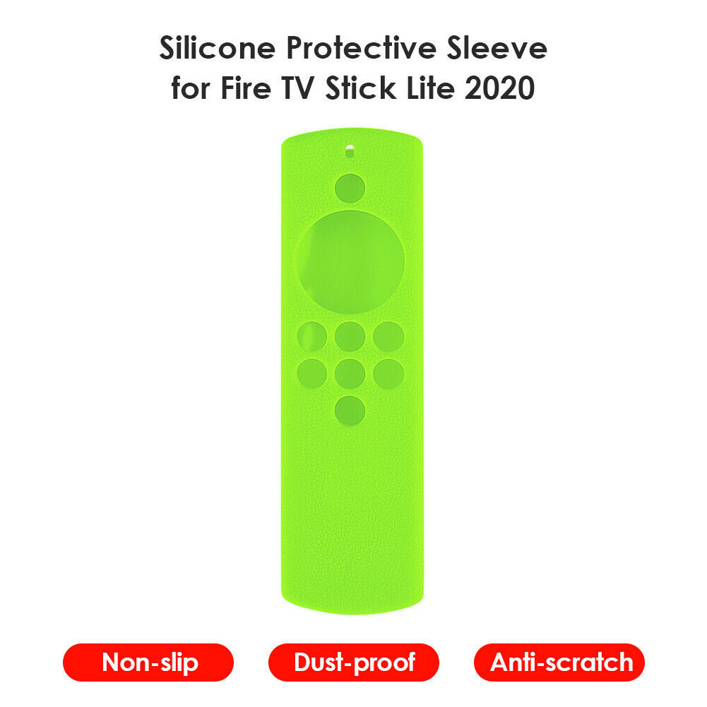 Silicone Remote Control Case for Amazon Alexa Fire TV Stick Lite (Green)