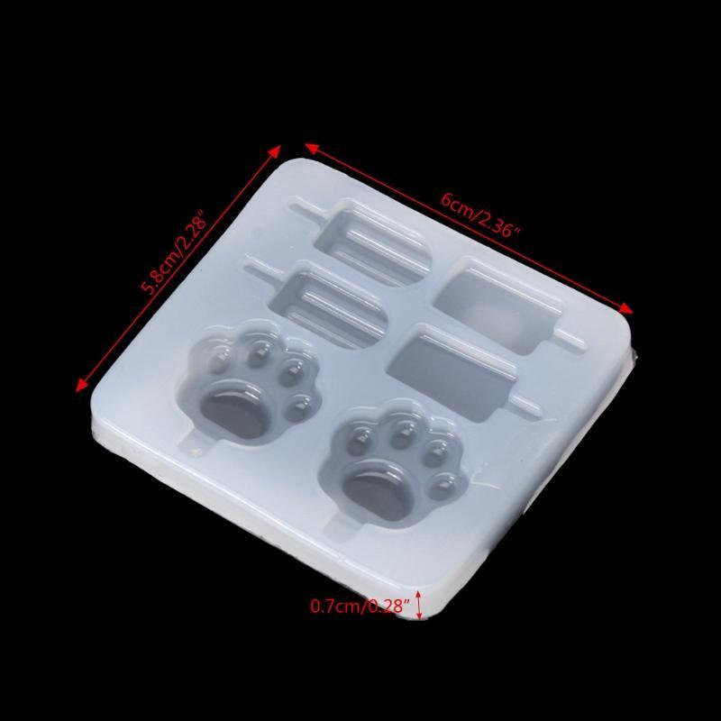Popsicle Pendant Silicone Epoxy Casting Mold Jewelry Making Tool Fondant Mold