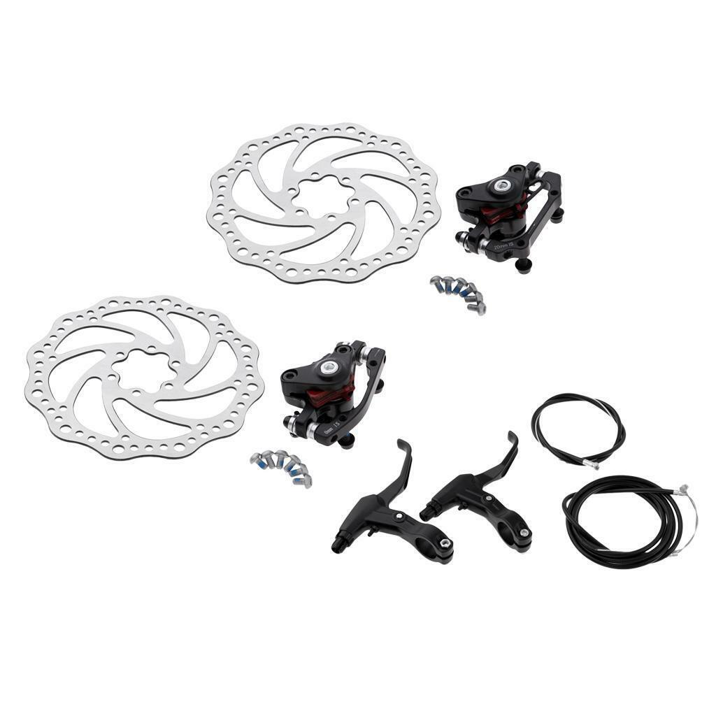 Front Rear Disc Brake Kit - Aluminum  Calipers,Stainless