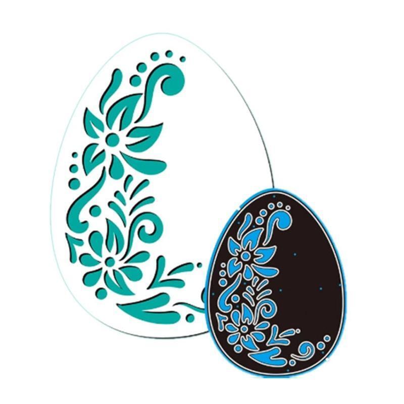 Easter Egg Cutting Dies Greeting Invitation Festival Blessing Cards Making Tools