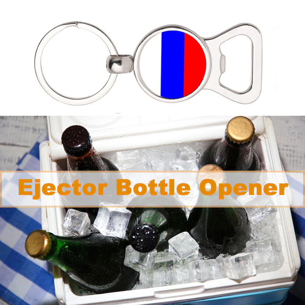 Russian National Flag Gem Bottle Opener Keychain Multifunction Bag Key Ring