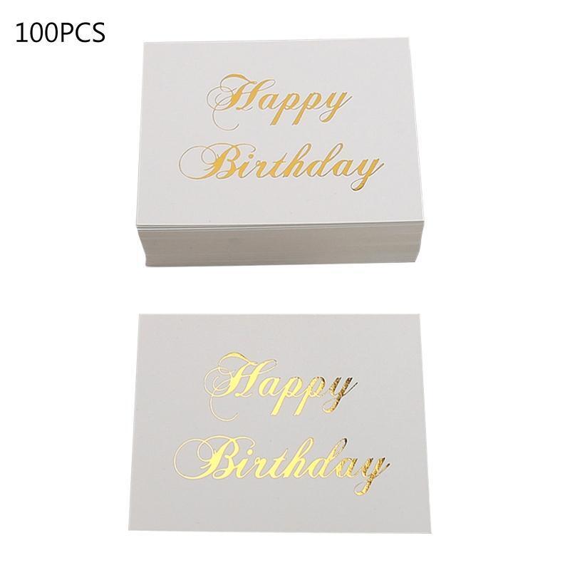 Unique Happy Birthday Cards for Birthday Gift Party Favors Cake Boutique 100Pack