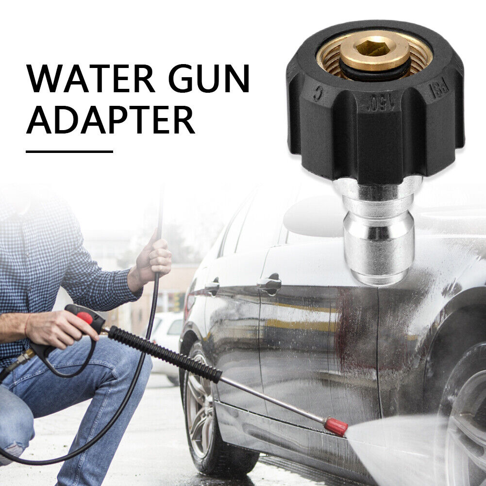 3/8 Quick Connect Male to M22 14 15 Female Adapter for Pressure Washer
