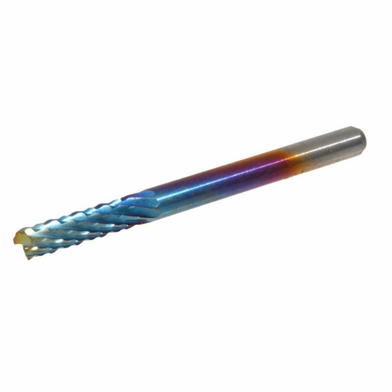 Blue End Mill CNC Router Bits 0.8-3.175mm PCB Milling Cutter End Mill Bits