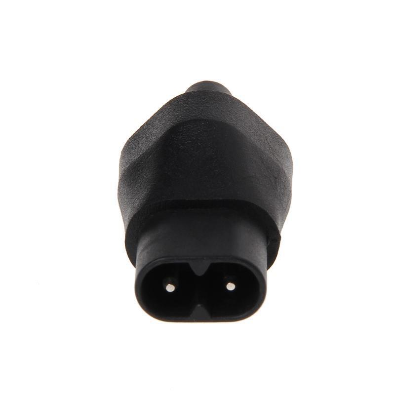 IEC 320 C5 3-Pin Female To C8 2-Pin Male Plug Converter Power Supply Adapter