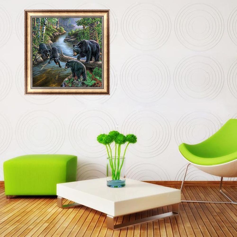 Bears 5D Diamond Painting Embroidery DIY Craft Needlework Home Decor Gifts