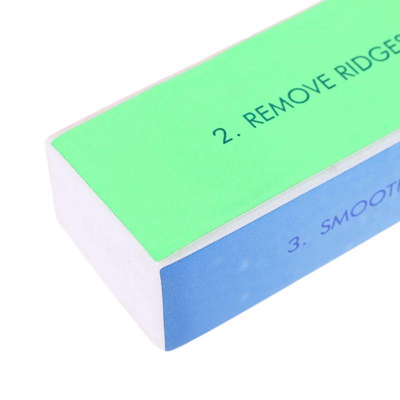 1Pc Nail Art Manicure 4 Way Shiner Buffer Buffing Block Sanding File