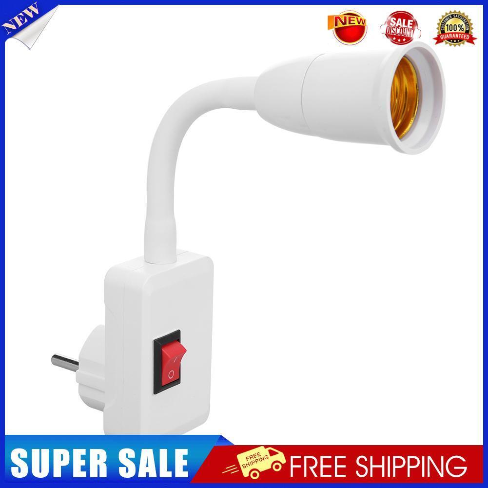 E27-E27 Rotating Lamp Base Flexible Extension Adapter LED Holder (EU)