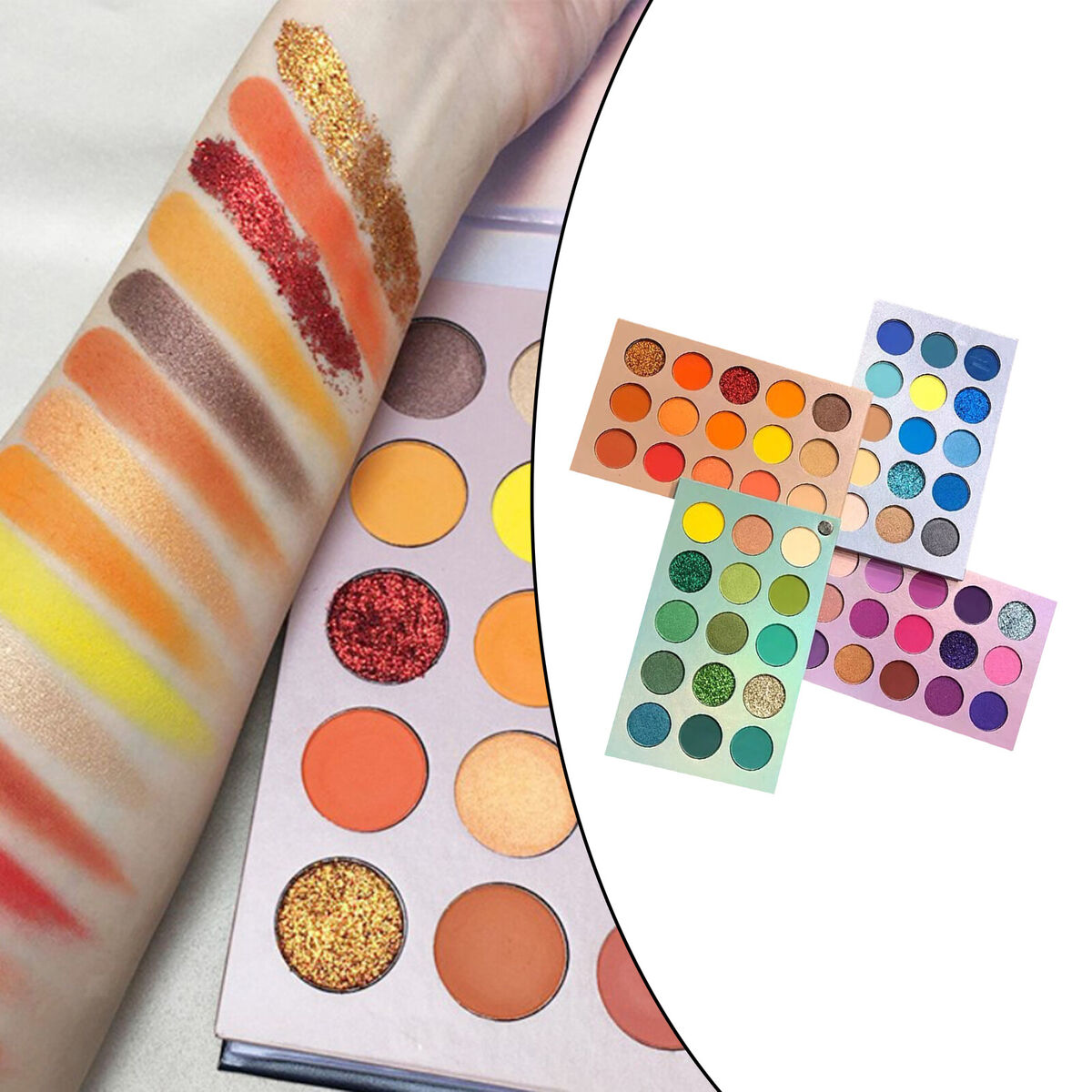 High Pigment Eye , Matte Shimmer Metallic Eye Shadow ,