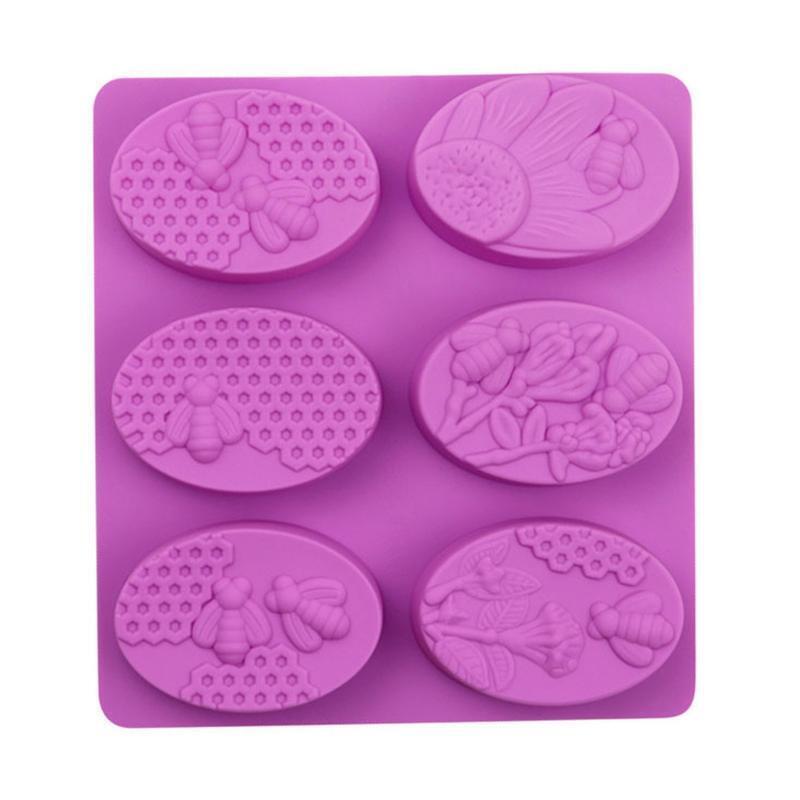Honeycomb Shaped Silicone Fondants Moulds Cake Decorating Chocolate Candy Moulds