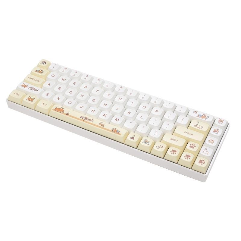 Cute Corgi Keycaps Dye Sub PBT XDA Keycap for 61/63/64/68/75/84/87/98/104/108
