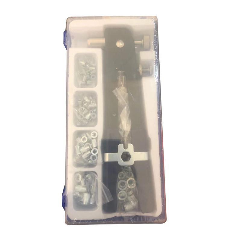 86 Pieces Hand Rivets Tool Nut Setter Kit for Bicycle Attachments Furniture