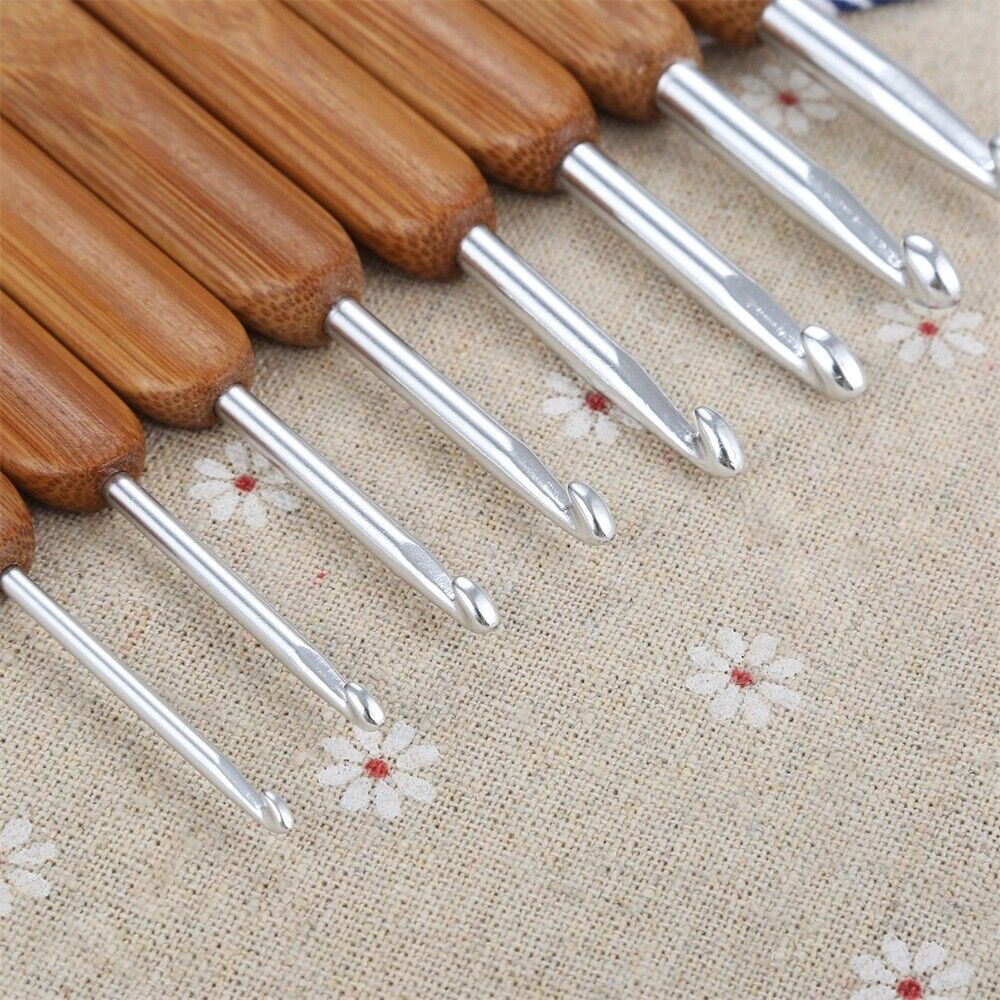 Metal Crochet Hooks Bag Sweater Decoration Knitting Needle Handmade Tools 8pcs