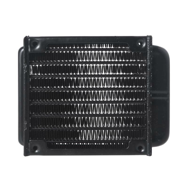 Multi-Port G1/4 Thread Aluminum Radiator 80mm For Computer Water Cooling System