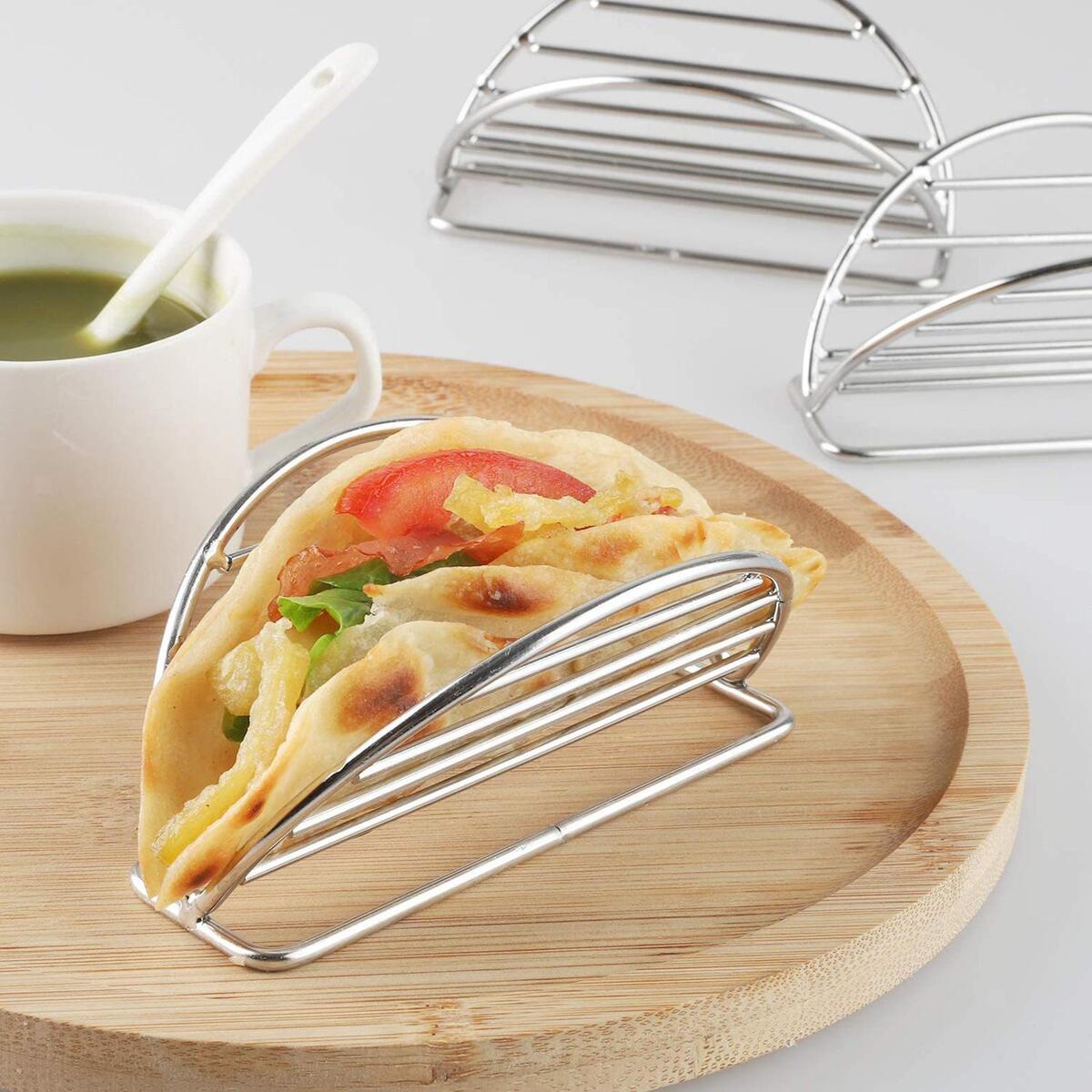 Taco Holder Burritos Plates Baking Tools Bakeware for Restaurant Party Home