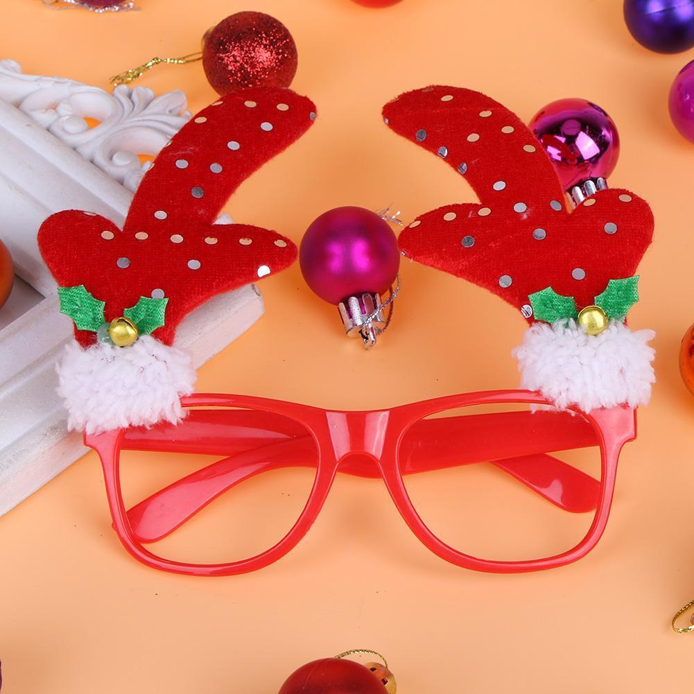 Christmas Kids Gift Festival Glasses Character Small (Elk Antler)