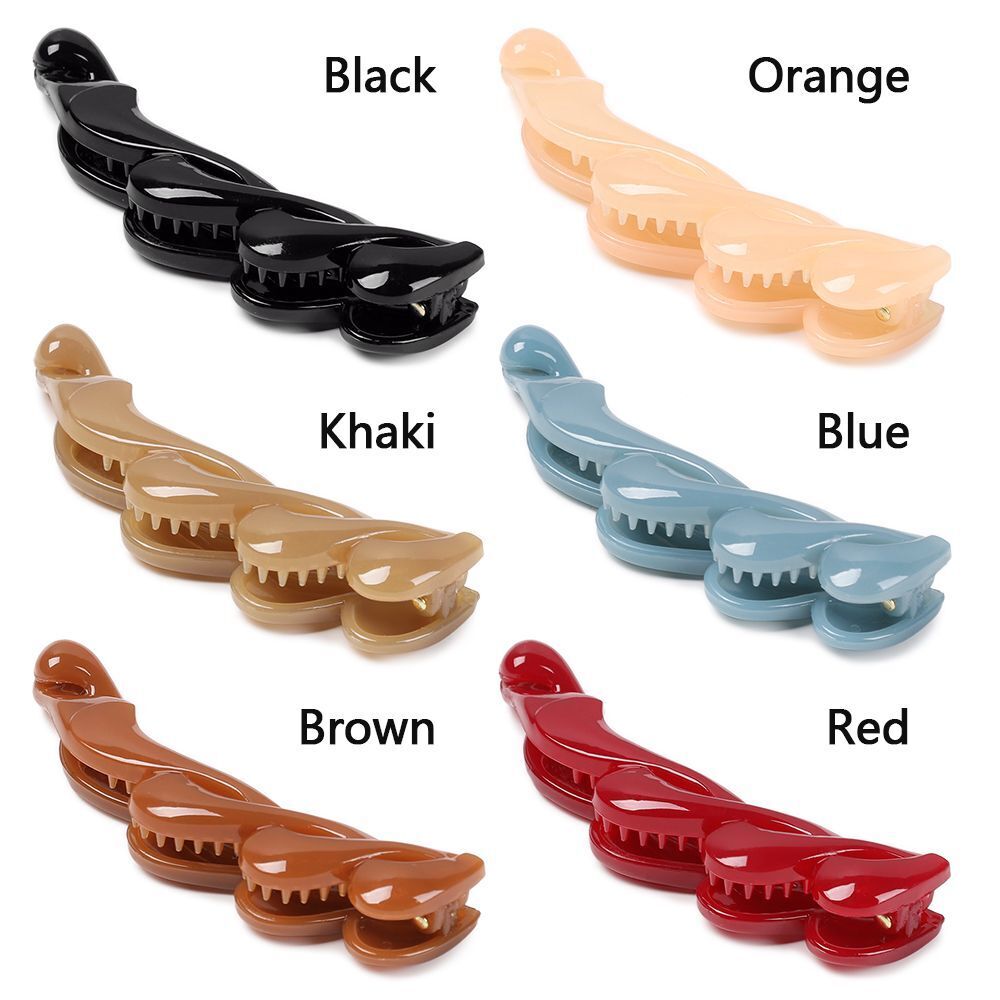 Non Slip Acrylic Banana Hair Clips Hairpins Hair Claws Styling Accessories