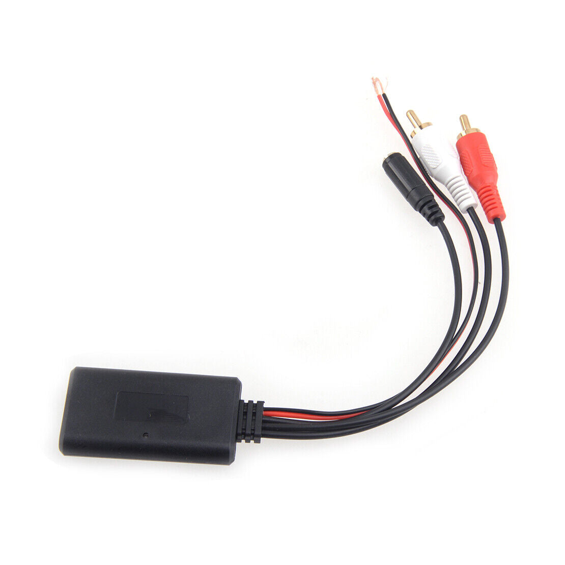 1.5M Car 2RCA Bluetooth 5.0 Wireless Connection Adapter AUX Music Mic Phone New