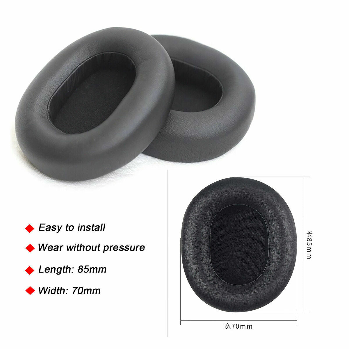 Earpads Ear Pads Cushion For Panasonic RP-HTX80B HTX80B Headphones Parts A2UK