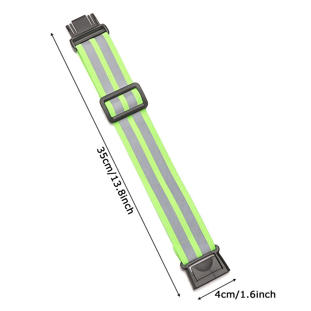 Wristband Warning Armband Cycling Reflective Strips Bicycle Bind Strap