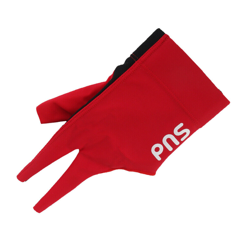 2Pcs Left Hand 3 Fingers Billiard Glove For Pool Cue Snooker Cue Accessories