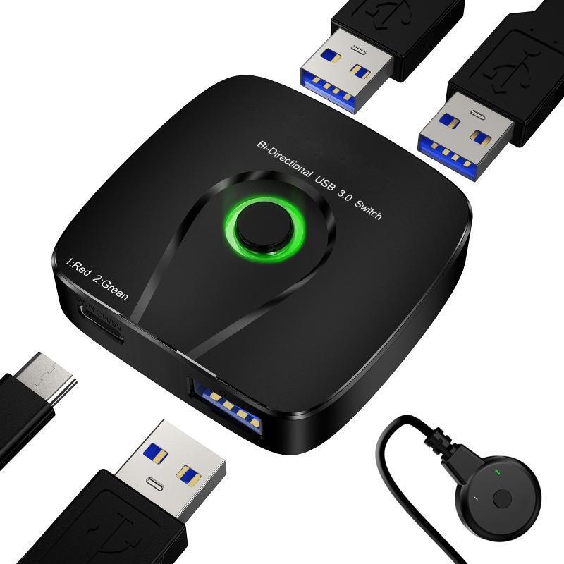 USB 3.0 Switch USB Switch Selector USB Bi-directional Switcher Box USB Sharing