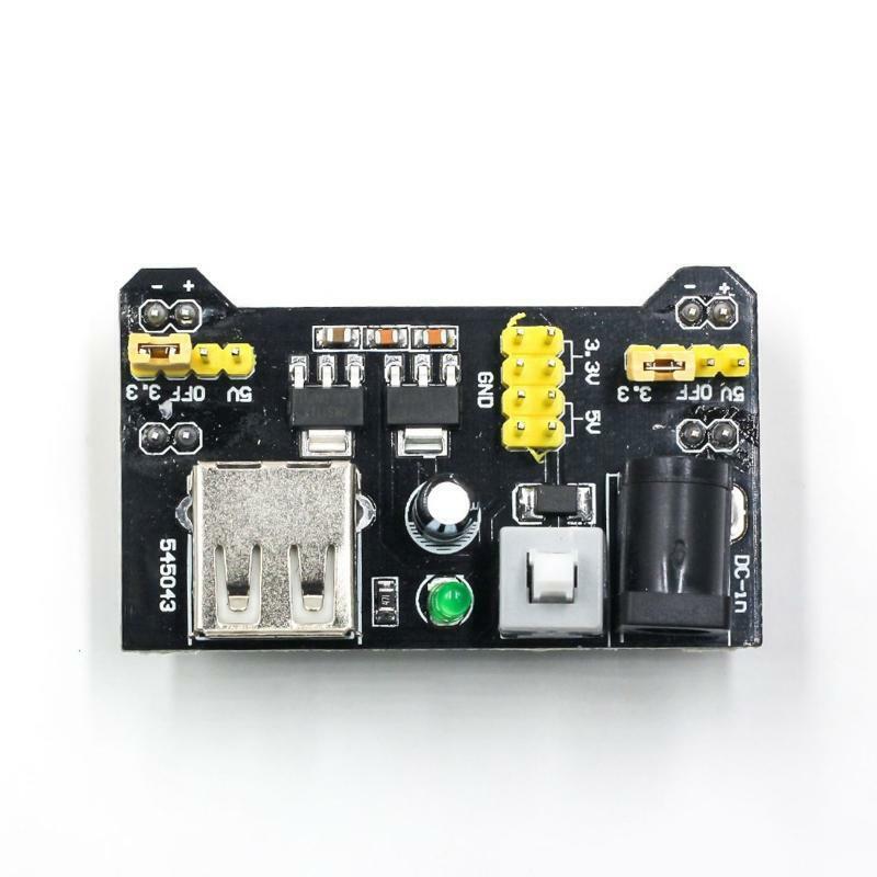for ar-duino Breadboard Power Supply Module MB102 3.3V 5V DC 6.5-12V 1 Pieces