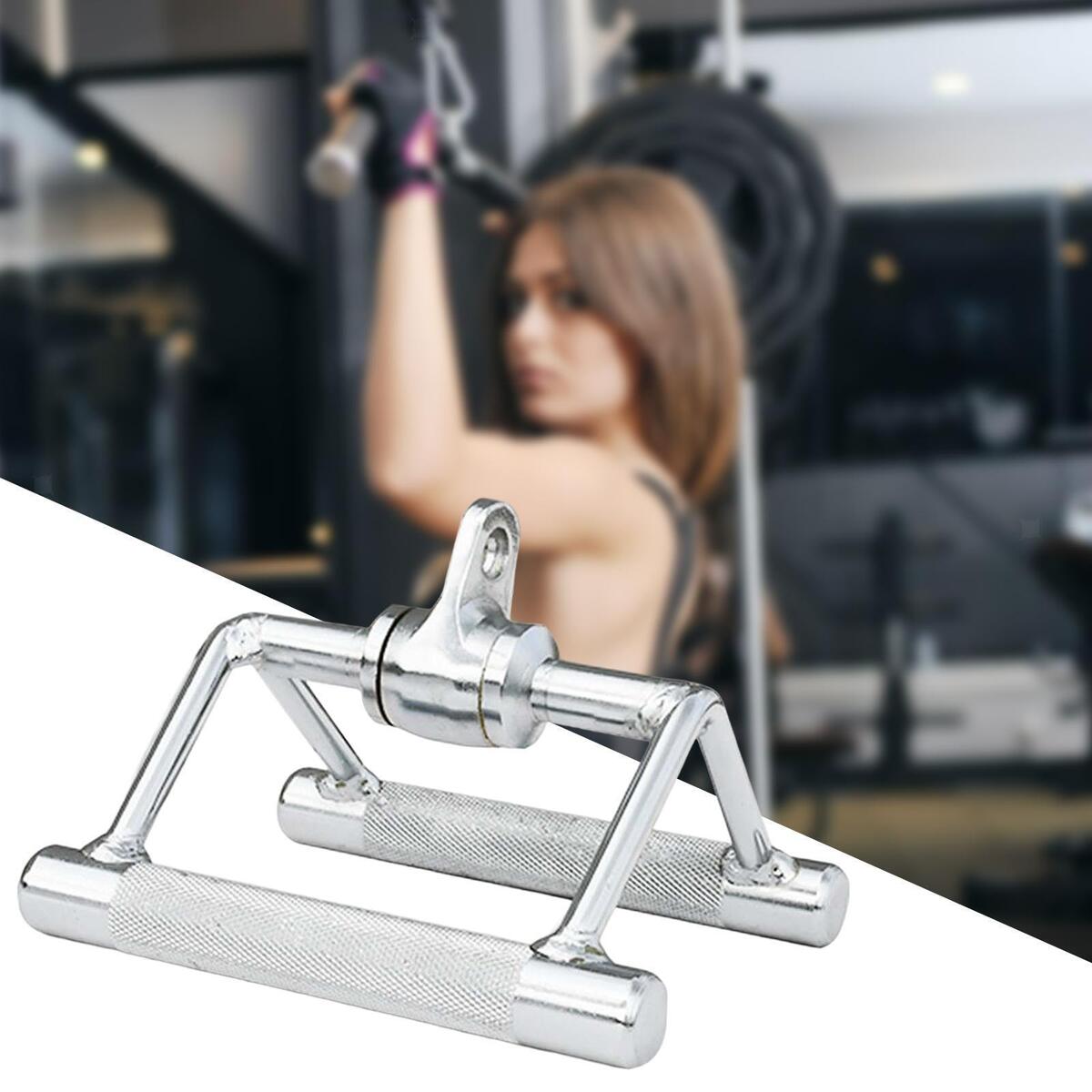 V Shaped Bar Press Down Cable Handle Attachment D Row Handle for Gym Home