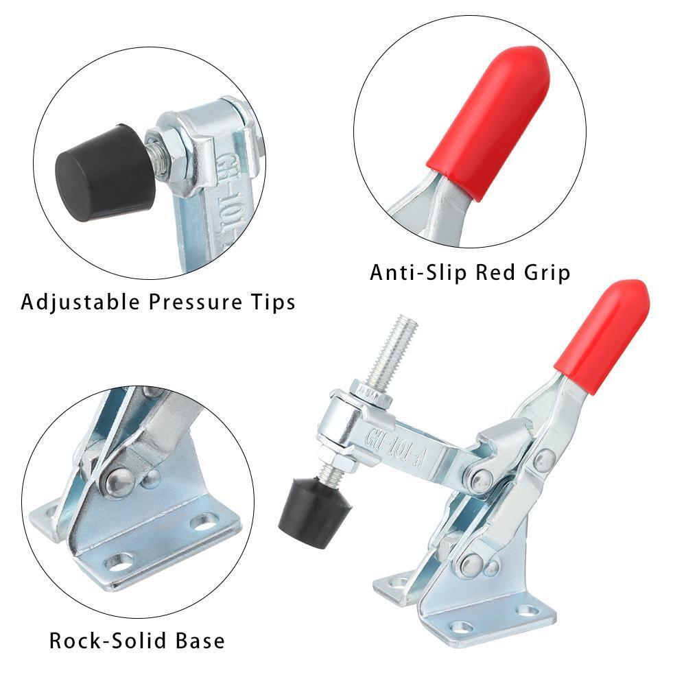 110Lbs/50kg Quick Release Jig Woodworking Heavy Duty Holding Latch Clamp