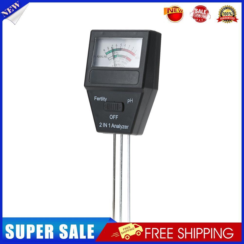 2 in 1 Moisture PH Monitor Detector Acidity Tester Fertility Acidity Tester