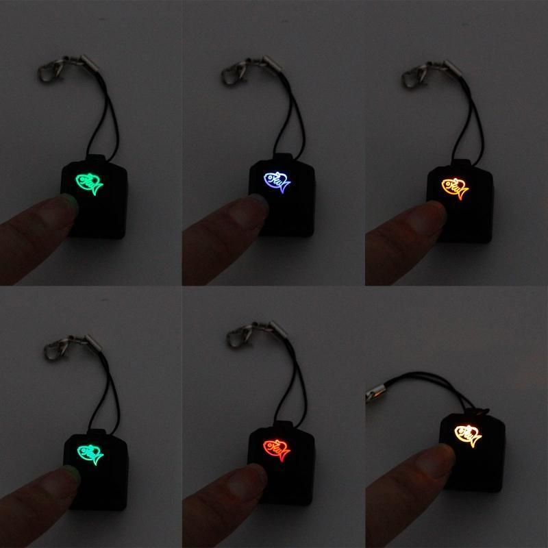 RGB LED Mechanical Keyboard Switch Keychain Light Up Backlit For Switches Tester