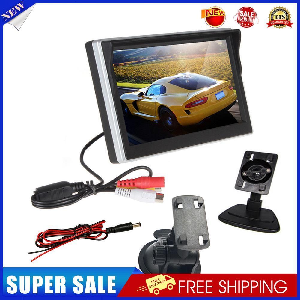 Car Parking Rear View Display with Bracket TFT LCD HD Security Monitor Kit
