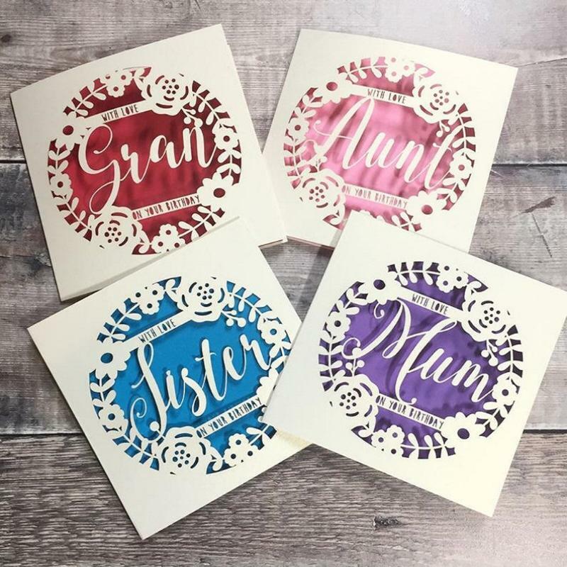 Love Mom Metal Cutting Dies Stencil Scrapbooking DIY Album Stamp Paper Embossing