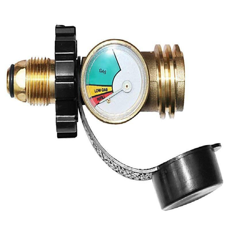 Universal BBQ Gas Propane Pressure Gauge Tank RV Pressure Gauge Level Indicator