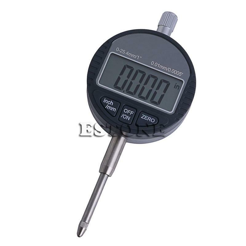 0.01mm/0.0005" Range 0-25.4mm/1" Gauge Digital Dial indicator Precision Tool