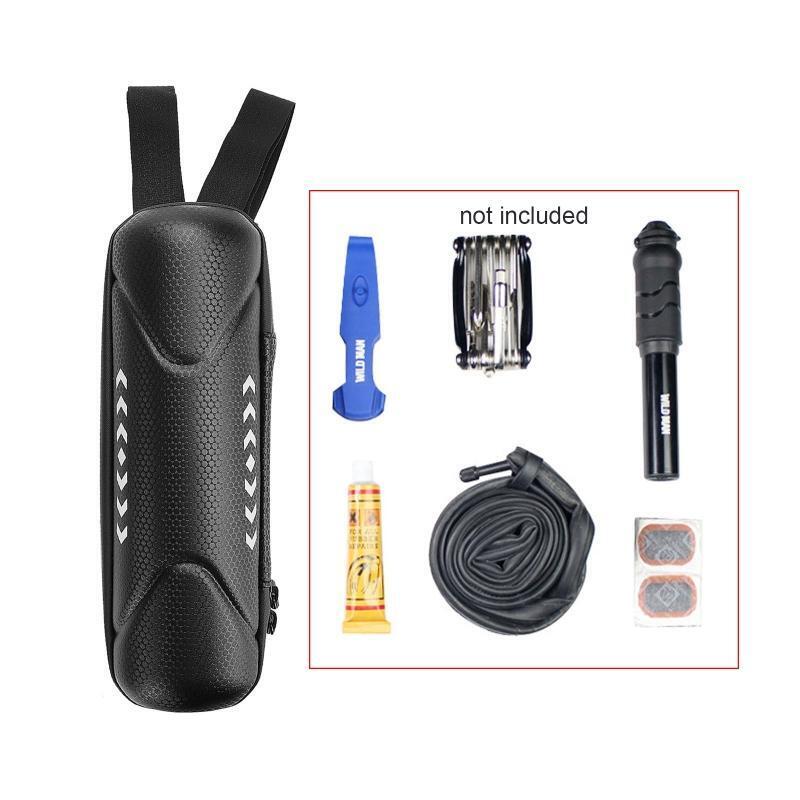 EVA Multi-Purpose Waterproof Scooter Storage Bag Front Tube Hard Shell Bag Bike