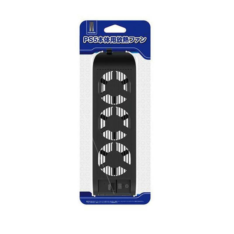 Host Cooling Fan External USB3.0 Cooler Built-in 3x Fans 5000±10% RPM for PS5