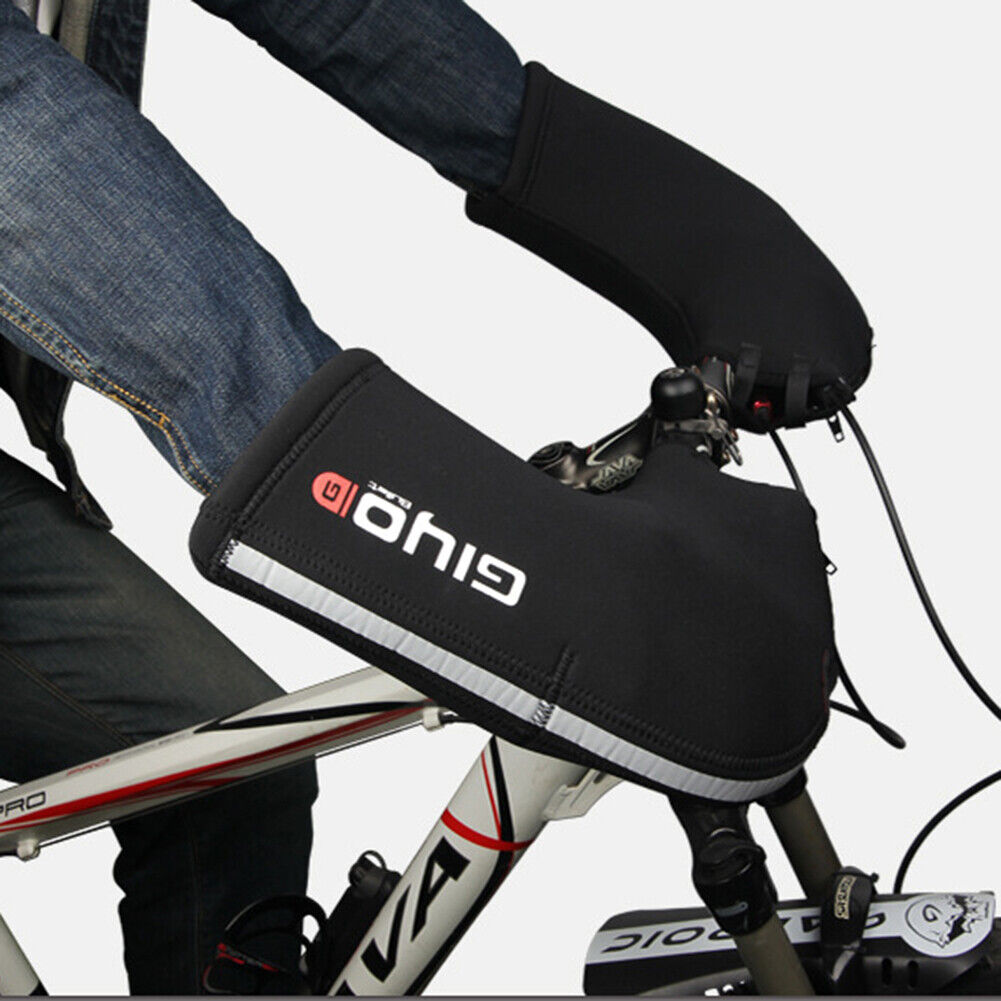 Winter Thermal Bicycle Bar Mitts Bike Handlebar Gloves Warmer (For MTB)