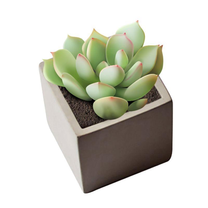 Cube Concrete Silicone Mold Planter Flower Pot Cement Vase Mould Craft Handmade
