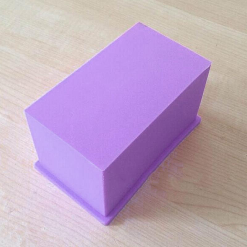 Flexible Rectangular Soap Silicone Mold for DIY Craft Soap Mold Making Supply