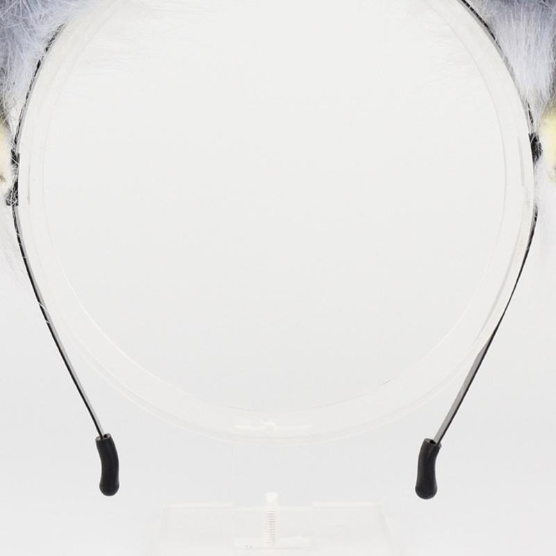 Live Broadcast Headband Cartoon Fox Ear Shaped Hairhoop Cute Hair Band for Women