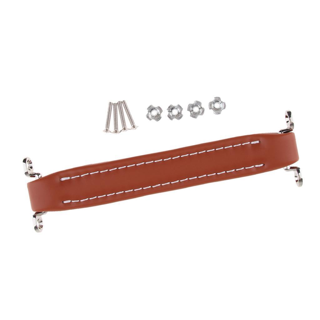 Replacement Stitched Leather Case Handle Strap for Guitar & Amplifiers #5