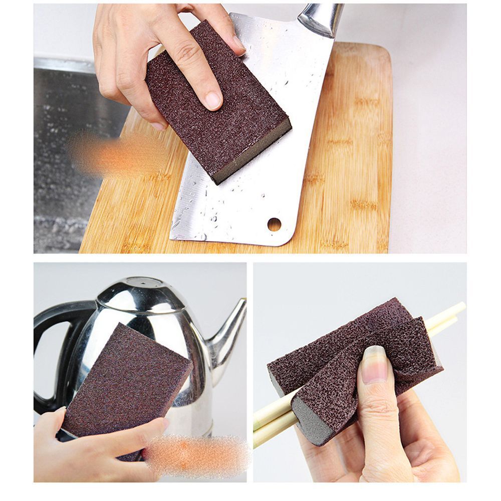 Home Washing Soft Magic Sponge Brush Carborundum Emery Rust Cleaner