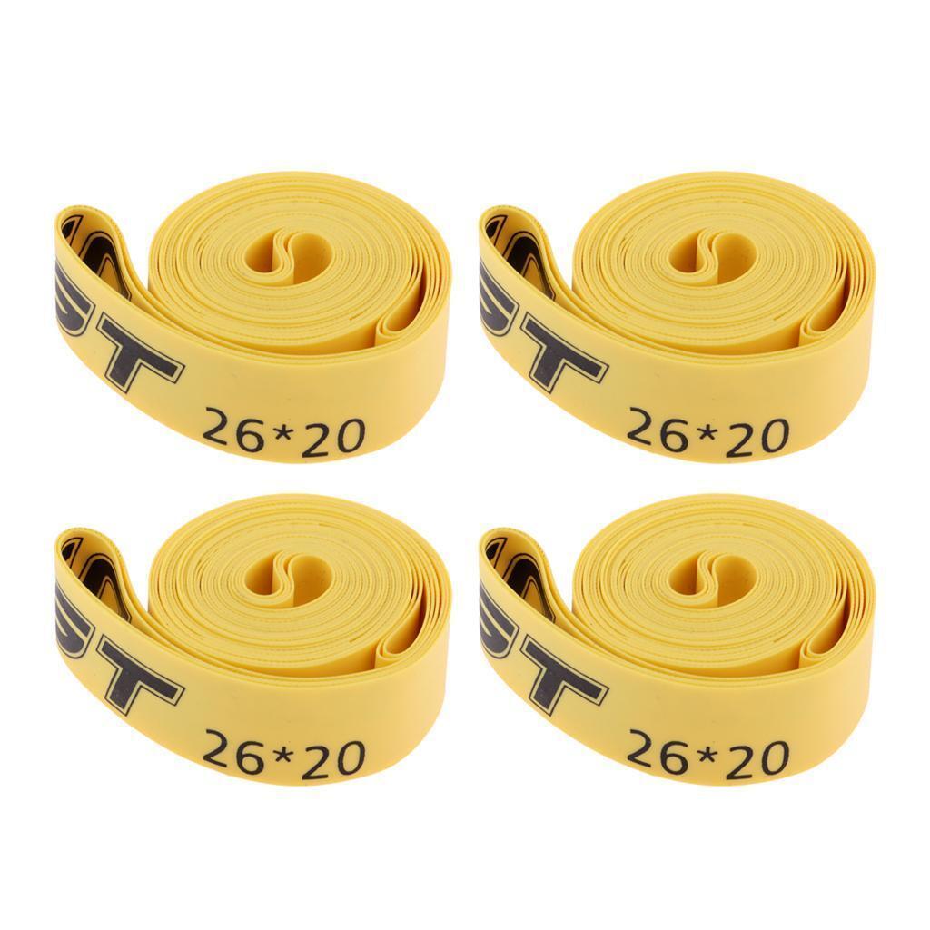 4X MTB Bike Tire Liner Protection Puncture Proof Belt Inner Tube 26" x 20mm