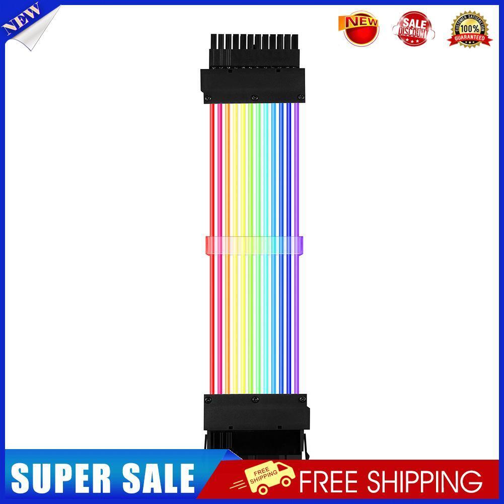PSU Extension Cable Addressable RGB ATX 24Pin for ATX Power Supply Unit