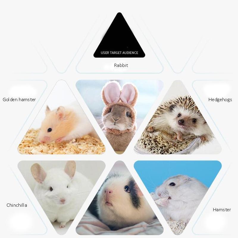 Hamster Water Bottles Position Adjustable Drinking Bottle with Wooden Base