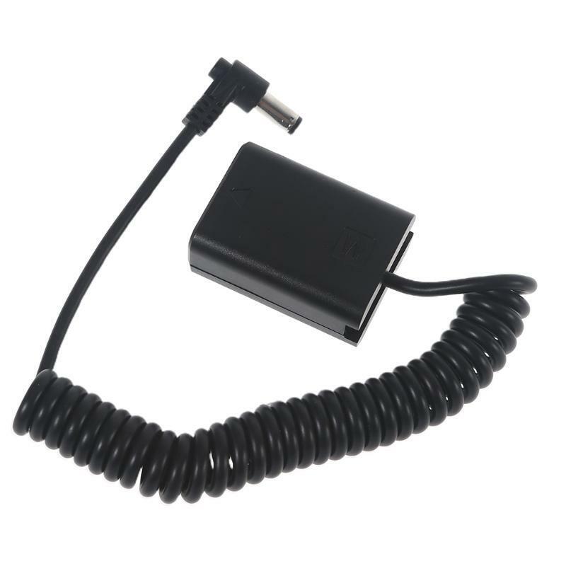 NP-FW50 Dummy Battery Pack Adapter DC 5.5x2.1mm Male Plug Coupler for Alpha A7