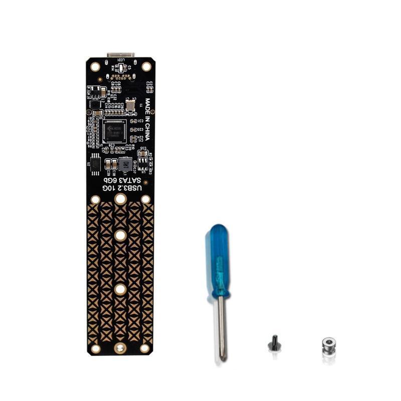 JMS580 Controller NGFF M.2 B-key SSD to USB3.1 TYPE-C  10Gb Adapter Converter