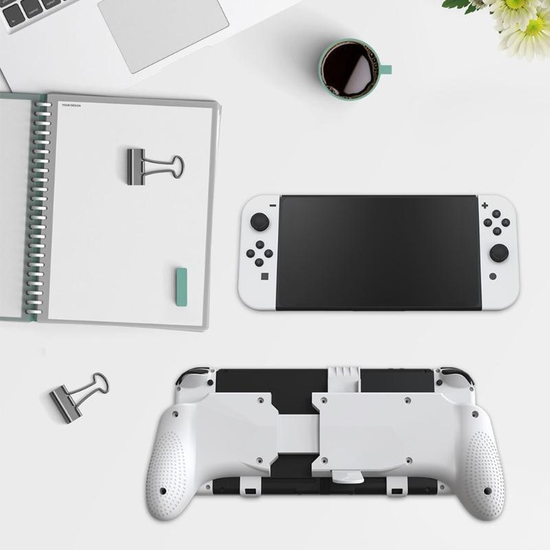 Comfortable Hand Grip with Scalable Stand for Switch Oled/Switch/Switch Lite