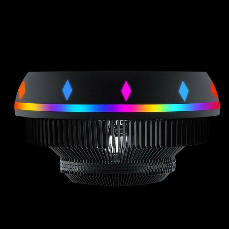 Intel/amd CPU Coolers Radiators Ultra Quiet Colorful Case Fan LED Silent Cooler